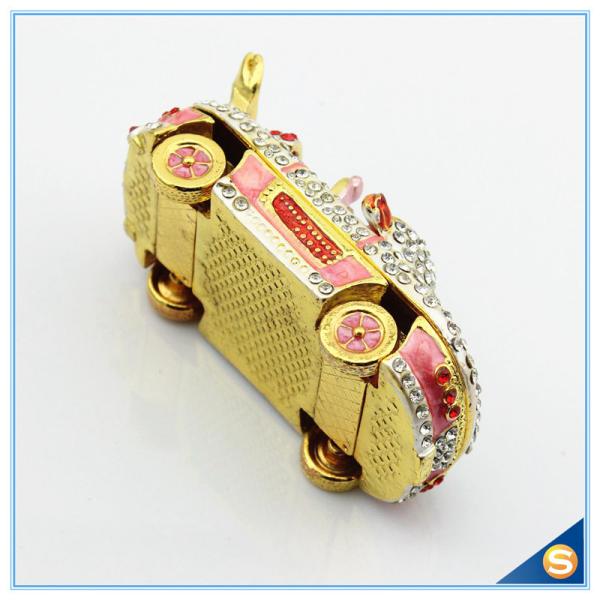 Full Crystal Car Shape Trinket Box Charm Home decoration Trinket Box SCJ184