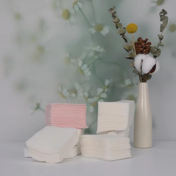 200 pièces/paquet de tampons de coton cosmétiques biologiques, tampons de coton fins écologiques pour lotion tonique