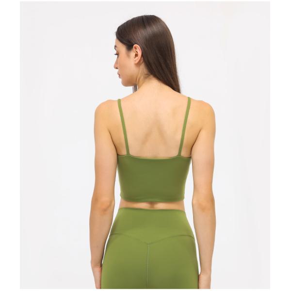 GV do sutiã dos esportes do Longline do sutiã das caneleiras e dos esportes da ioga 220gsm