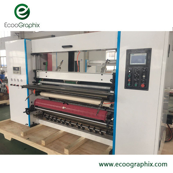 210m/min Shaftless Thermal Paper Slitter Rewinder