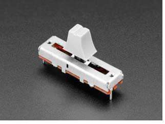Plastic Knob Slide Potentiometer Adafruit Industries 4271 10K Linear Resistance Ideal for Voltage Gauging