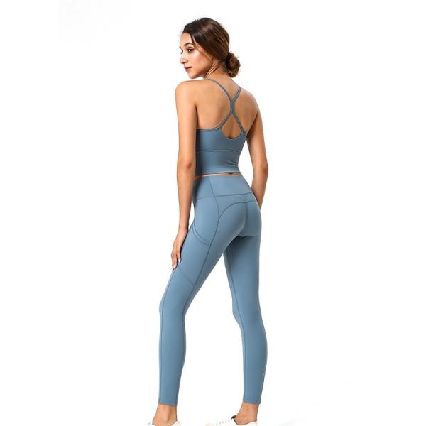 Women Fitness Clothing Yoga Apparel Camisole Lady Cross Back Bra Vest Tank Top Underwear
