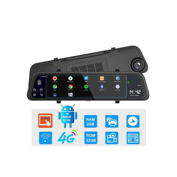 камера черточки автомобиля DVR RAM 2GB Android8.1 1.3GHz ADAS