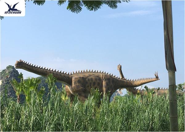 Amusement Facility Animatronic Life Size Garden Animals Moving Dinosaur Models