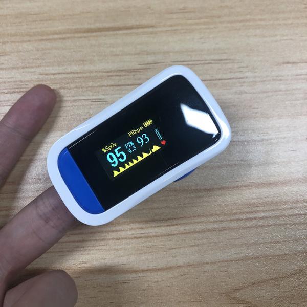 Private TFT Screen Finger Clip Pulse Oximeter Heart Rate Blood Oxygen Monitoring