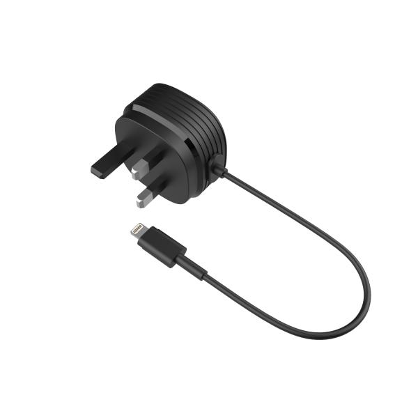 White Lightning CE 5V2.4A iPhone Charger UK Adapter