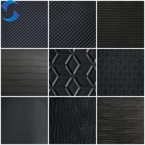 Premium PVC Synthetic Leather Cowhide Suede Back for Luxury Sofas 1.3mm thickness