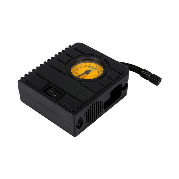 Car Air Compressor Tire Pressure Monitor with 41CM Air Hose and On/Off Switch DC 12V