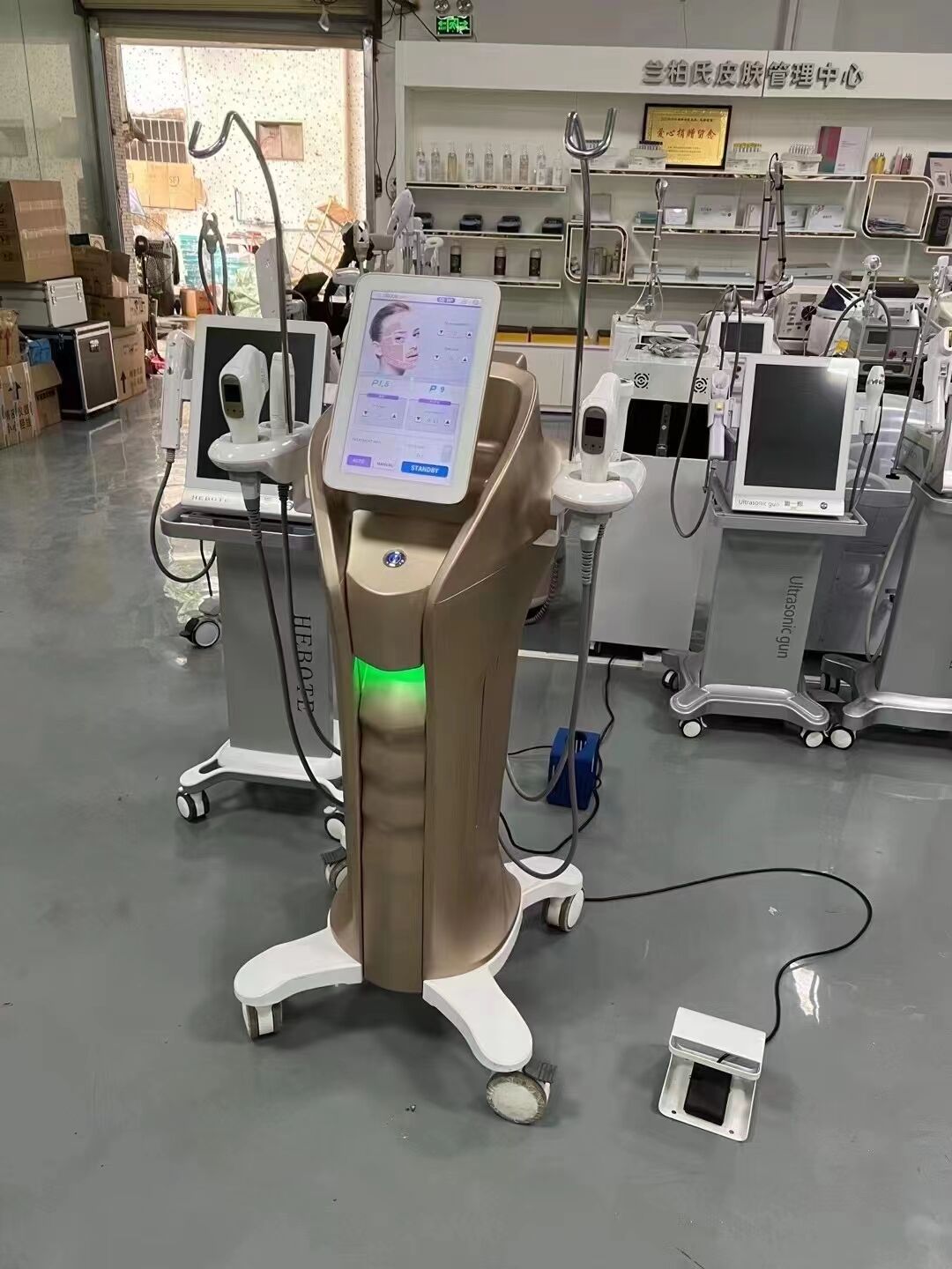 Doublo Gold Rf Hifu Anti Aging Face Lift Machine 9d 7d Hifu High Intensity Focused Ultrasound Machine