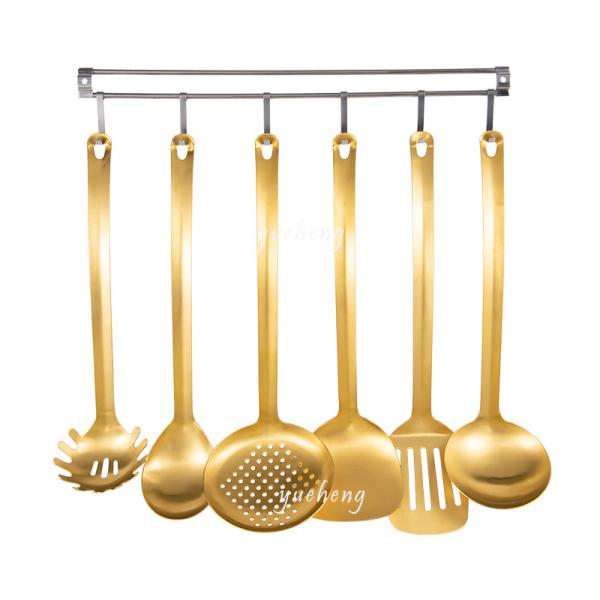 Factory Gold Luxury Color Stainless Steel Kitchen TOOLS Utensils  Amazon Kitchen Tool
