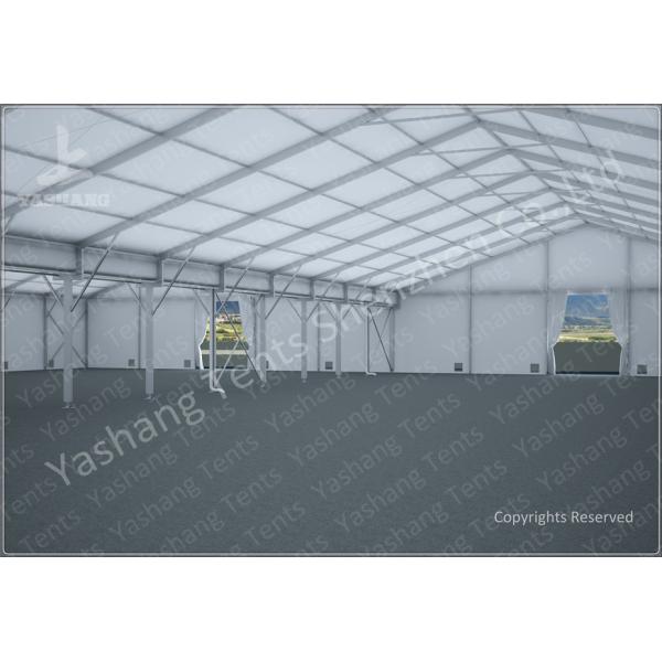 Emergency Industrial Marquee Outdoor Warehouse Tents Complex With Fabric Rain Gutter