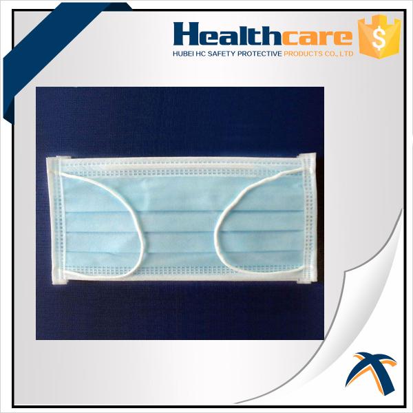 Hospital Face Mask Surgical Disposable 3 Ply With ISO 13485 / ISO 9001 Approved