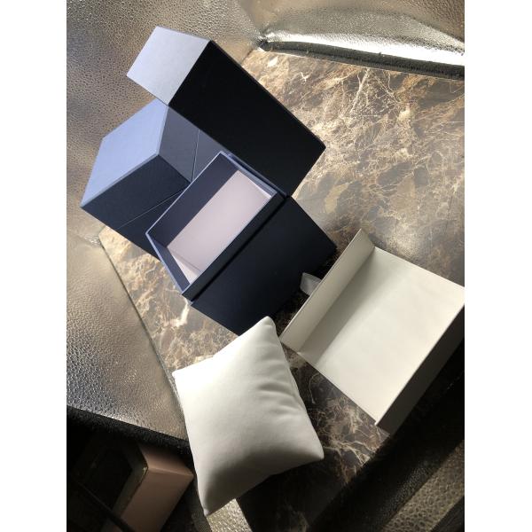 Customized Recycled Elastic Buckle Paper Watch Box 108*110*110mm for Express Shipping