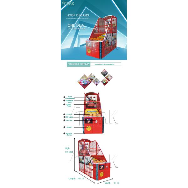 Среди подростковой монетки машины стрельбы шарика корзины эксплуатируемый сертификат КЭ