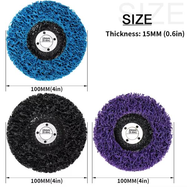 Paint Stripping Clean & Strip Cleaning Disc with Fiberglass Backing Strip DiscAbrasive Tools