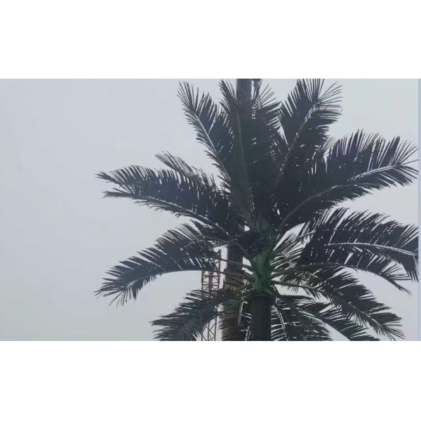Camouflaged Artificial Palm Tree Cell Tower Monopole Telecom Tower wind speed up to 290km/hr