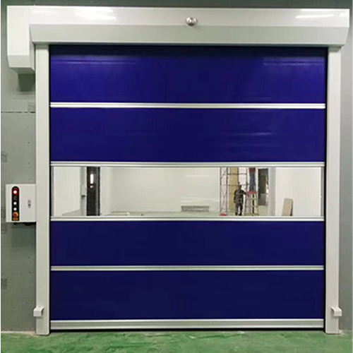 Windproof Enhanced Industrial High Speed Door For Electronics Manufacturing Facilities