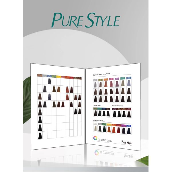 Nuancier de couleurs Purestyle 47 couleurs Professionnel pour salons