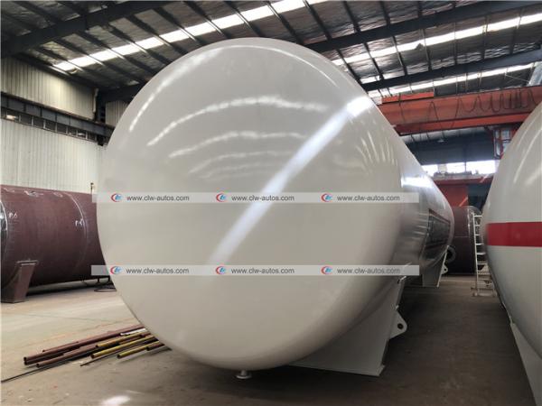 Horizontal Large LPG Storage Tank 120cbm 60tons 120000liters Gas Storage Tank for Nigeria