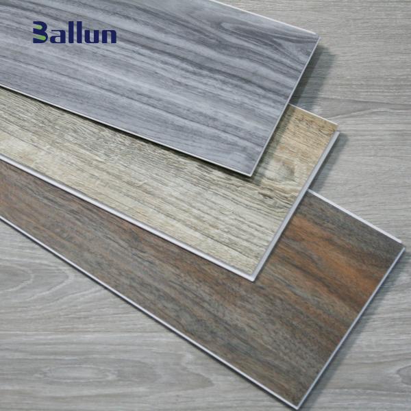 0.3mm Suelos laminados resistentes al desgaste con suelo de vinilo SPC de roble a prueba de sonido y EVA/IXPE