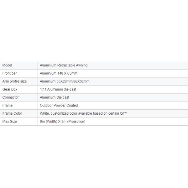 Роскошный современный полный кассетный тент на заказ Сдвигаемые моторизованные наружные водонепроницаемые тени патио