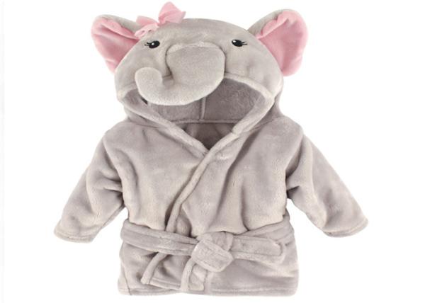Funky Toddler Boy Bathrobe , 3-24M Infant Baby Boy Robe Environmently Material