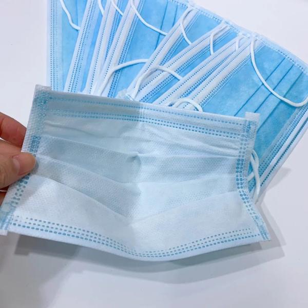EN14683 Disposable Medical Type IIR Bfe99 3 Ply Face Mask