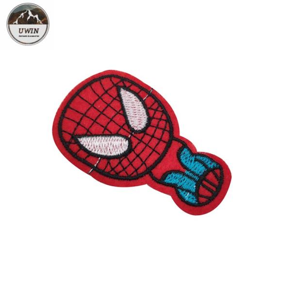 Spider Man Embroidered Sports Patches Eco Friendly Any Color Available