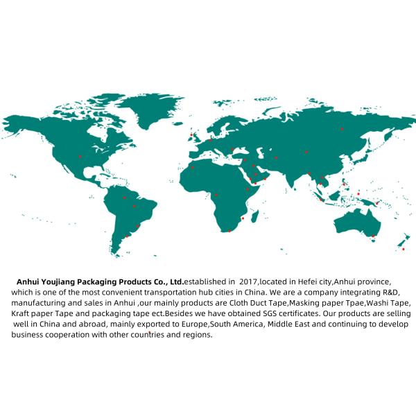 High Viscosity Black Duct Tape Clothes For Indoor Outdoor Applications No Logo Printing