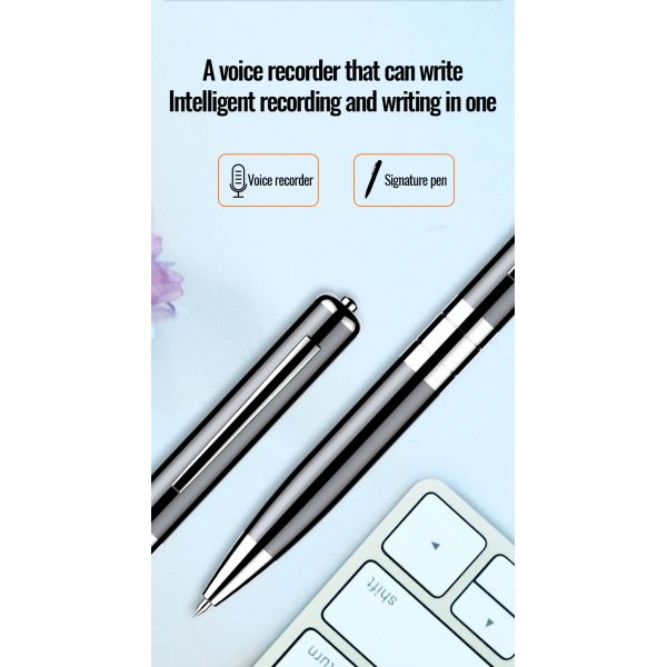Lightweight Voice Activated Recorder With Playback Audio Recording Device For Meetings MP3