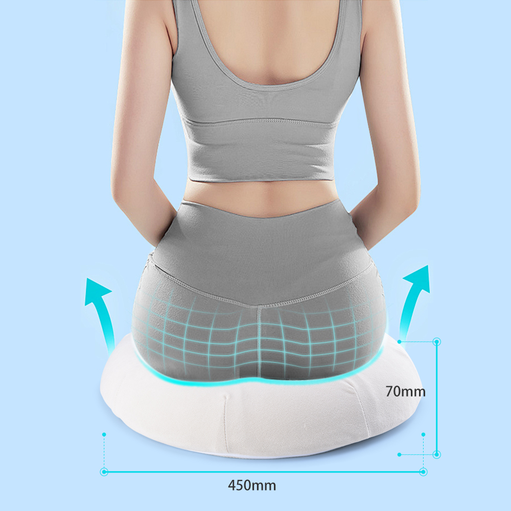 Lift Butt Hip Massage Electric Butt Enlargement Massager Shiatsu Heated Massage Seat Cushion for Back Waist Spine & Chair Use