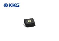3x3 fixa o interruptor rotativo de Smt, atuadores nivelados do interruptor rotativo do Bcd 250VAC