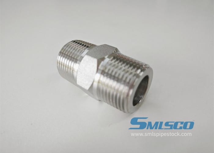 Threaded Hex Nipple 3000LBS Forged Fitting DN 10 for High Pressure Pipeline