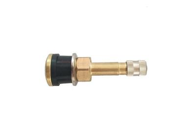 Bus And Truck Tubeless Bolt In Brass Tire Valve TR500 0.625'' Rim Hole