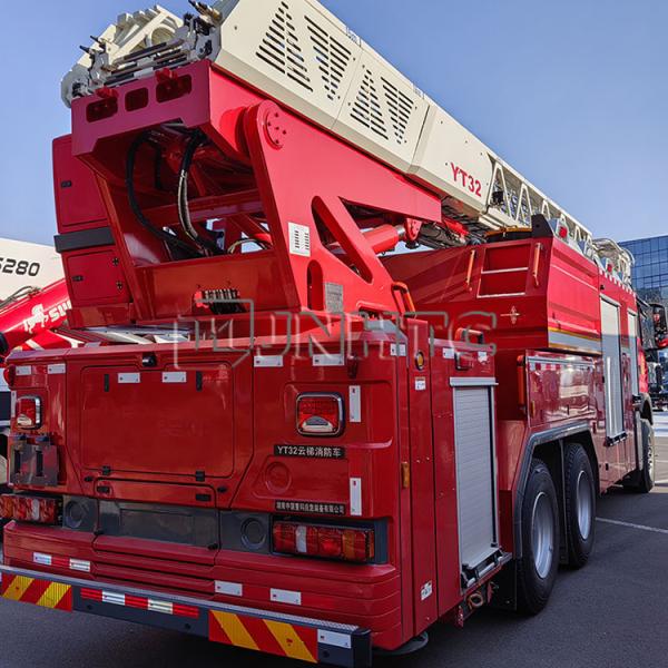 Camión de bomberos para el rescate de edificios de gran altura