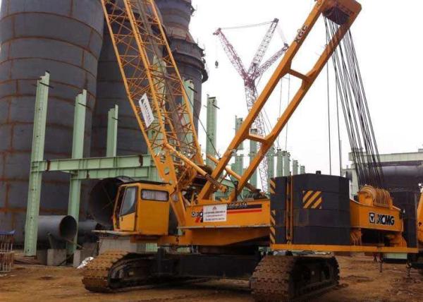 Knuckle Boom Length 81m Hydraulic heavy lifting cranes 150ton XGC150
