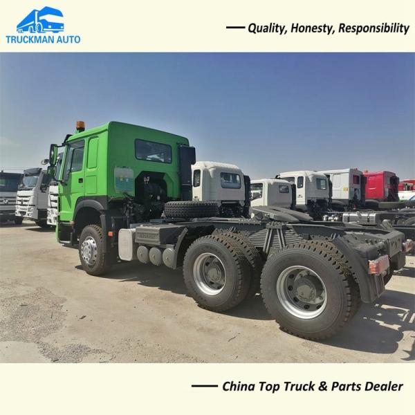 10 Wheel 70 Tons SINOTRUK HOWO 371HP Prime Mover Truck For Container Transport