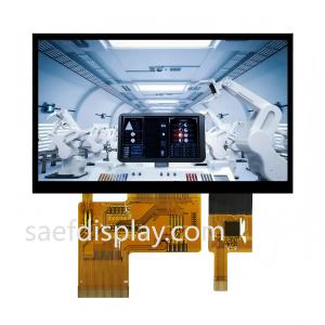 4.3" 工業用 TFT LCD IPS ディスプレイ 480x272 容量感触