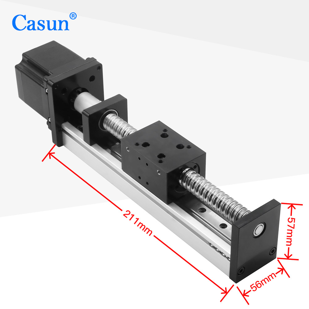 Micro Nema 23 Ball Screw Slider Rail с гибридными шаговыми двигателями Nema 23 С сертификацией CE