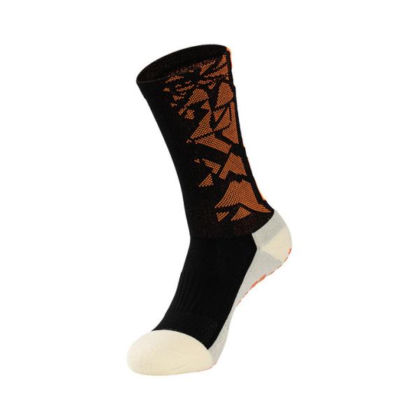 Spring Season Custom Anti-Slip Printing Cotton Work Socks with Standard Thickness