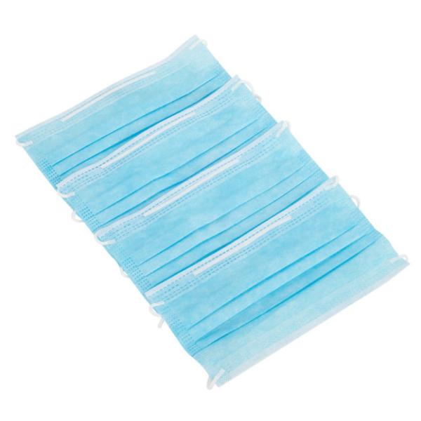 Hygienic Disposable Protective Face Mask , 3 Ply Earloop Procedure Masks