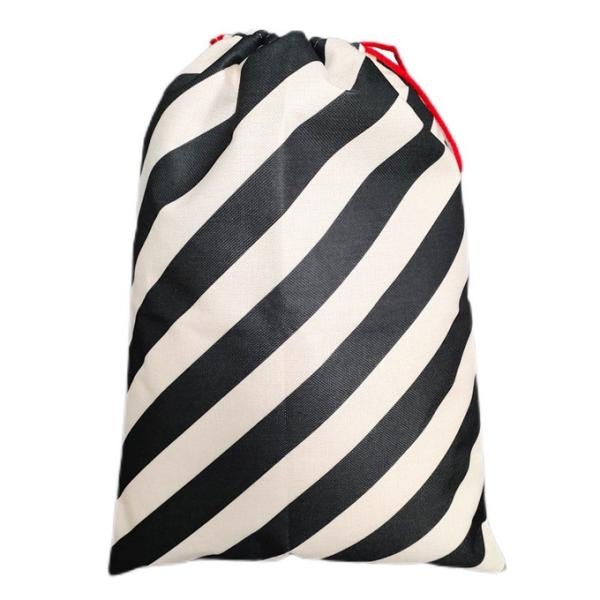 Sacos de Santa Personalizados DIY para Sublimación con Cierre de Cordón para Regalos de Navidad