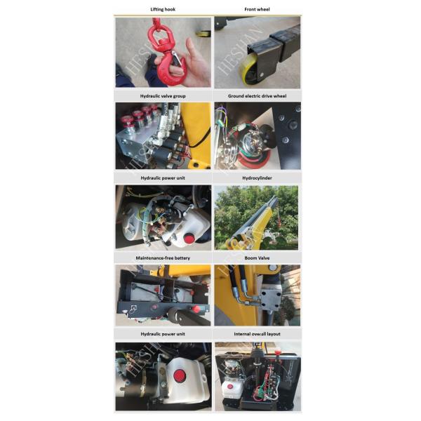 Кран пола разгрузки крана пола 1,2 тонн мини электрический регулируемый умный