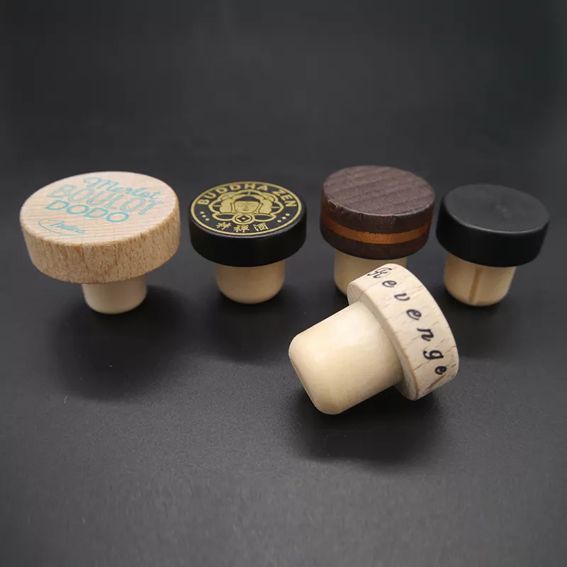 Круглая форма T Замак Металл Пластик Деревянный Ликер Коньяк Спиртные напитки Текила Водка Джин Бутылка рома Синтетическая пробка