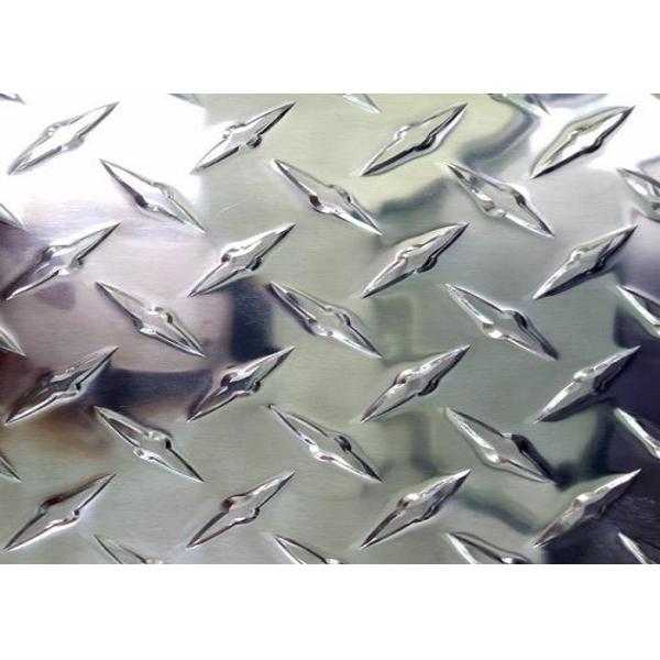 3003 5052 6061 2mm Aluminium Sheet / Metal Floor Plate For Bus Floor