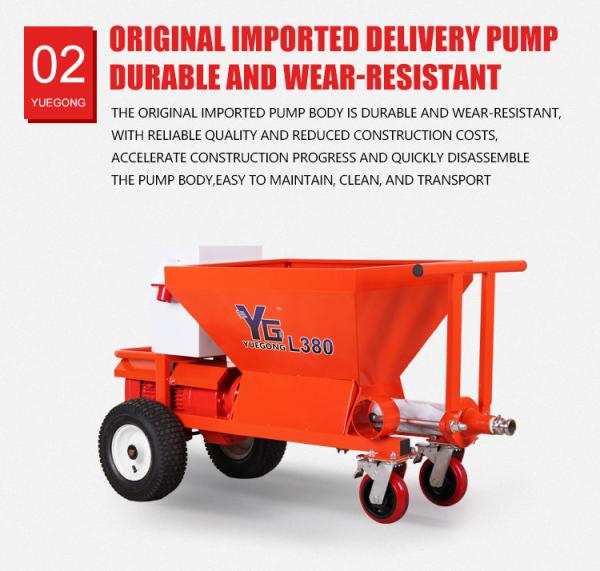 Tunnel Fire Prevention Heavy Anti-Corrosion Engineering Steel Structure Floor Mortar Waterproof Grout Spraying Machin
