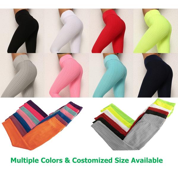 Колготки простирания спортзала фитнеса гетры спорт высоких женщин жаккарда разминки талии сексуальные