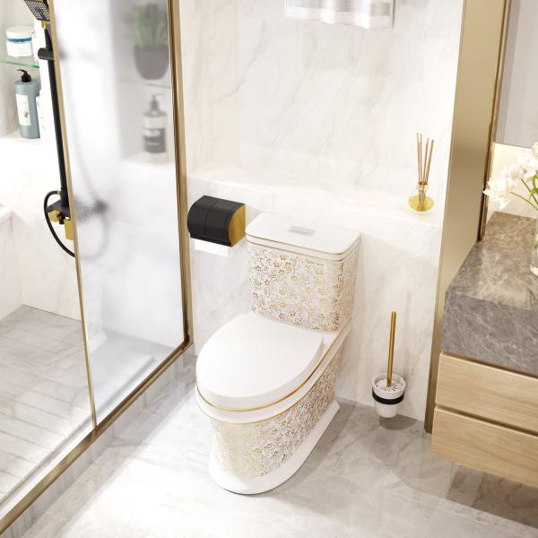 630*350*730mm Siphonic One Piece Toilet