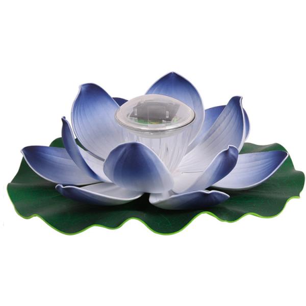 Solar energy lotus lamp colorful gradual outdoor pool pond artificial lake decorative lotus landscape lamp