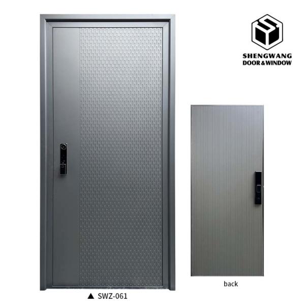 Fireproof Aluminum Interior Door 45Mm Thickness Customized Size Heat Insulation Door